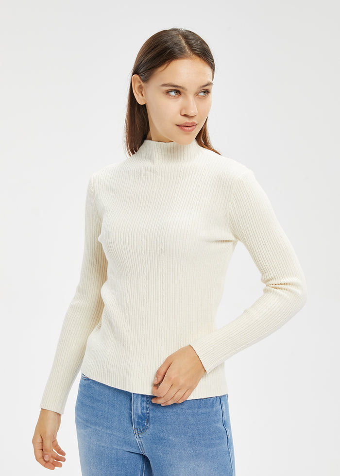 Women's Mock Neck Sweater