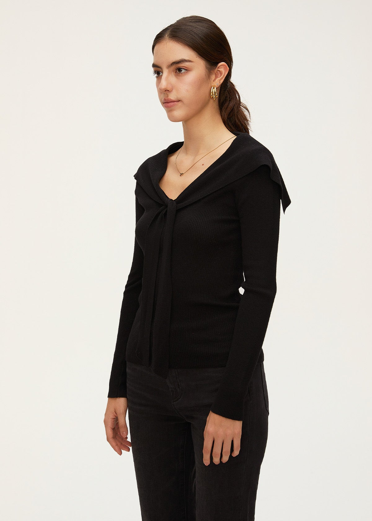 Women's Wool Slim Knit Top