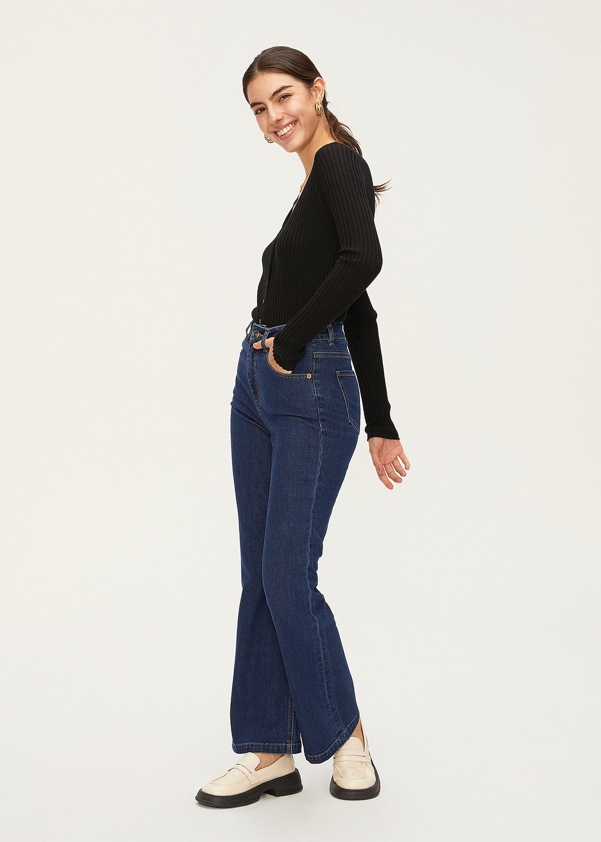 Women's Mid Rise Flare Jeans