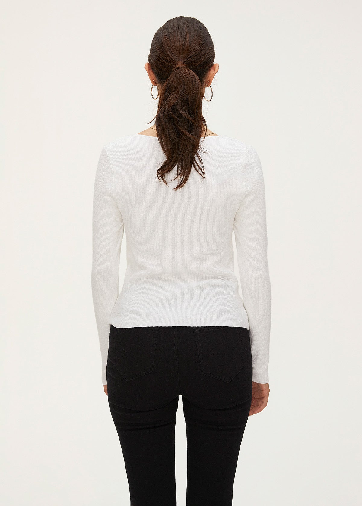 Women's Wool Overlapping Knitwear