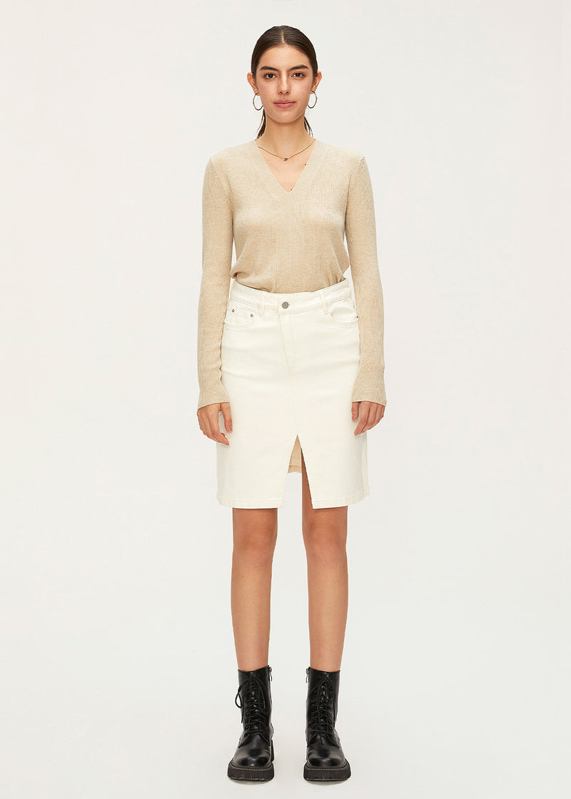 Women's Denim Straight Skirt
