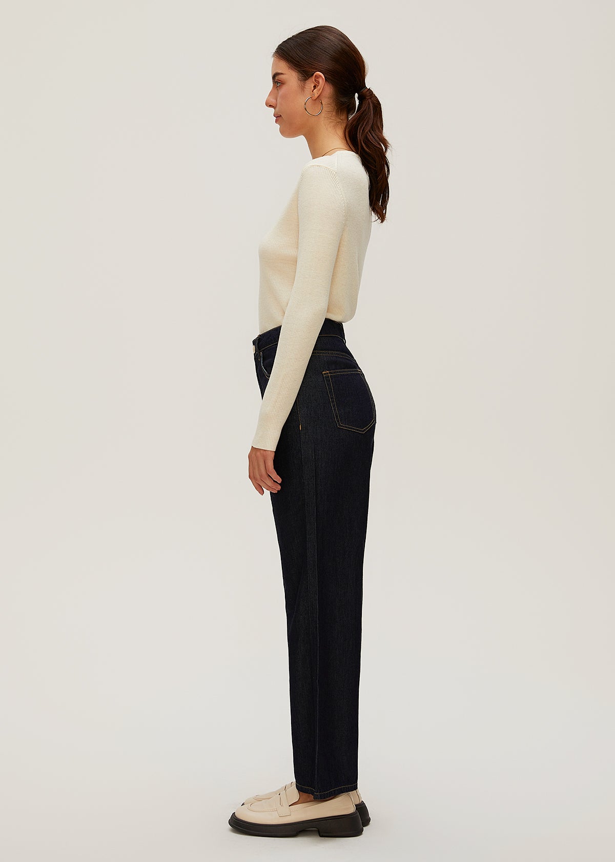 Women's Mid Rise Straight Jeans