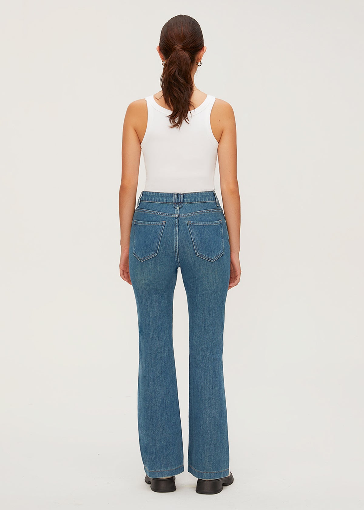 Women's High Rise Slim Flare Jeans