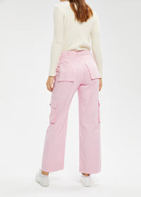 Women's Dark Sea Green Cargo Jeans