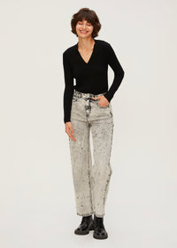 Women's Painted Straight Jeans