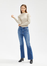 Women's Mid Rise Flare Jeans
