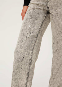 Women's Painted Straight Jeans