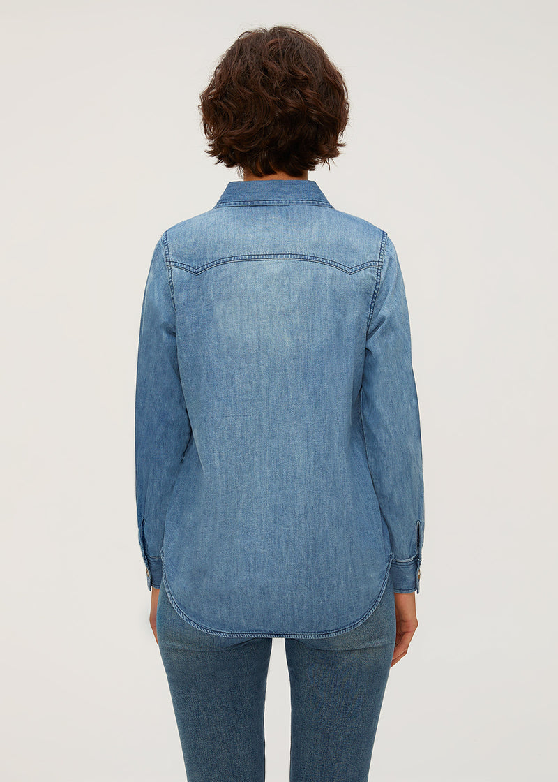Women's Cotton Denim Blouse