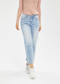 Women's Low Rise Ankle Length Straight Jeans