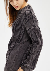 Women's Ripped Retro Sweater