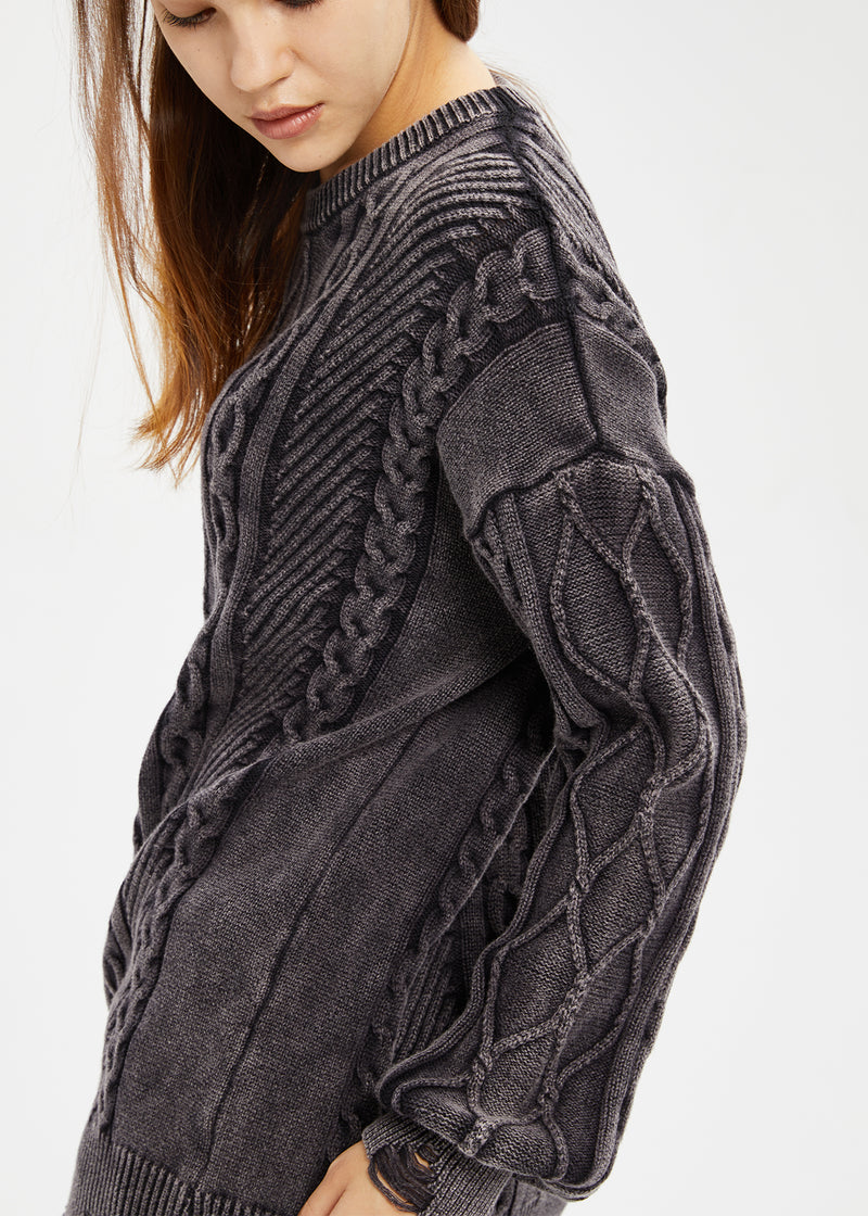 Women's Ripped Retro Sweater