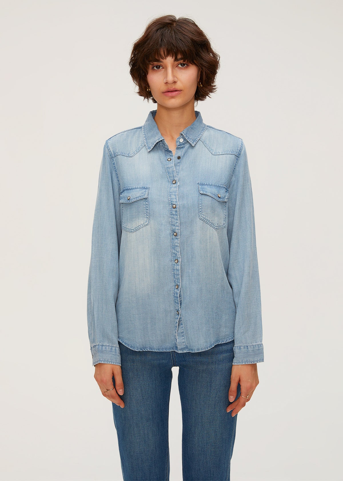 Women's Tencel Denim Blouse