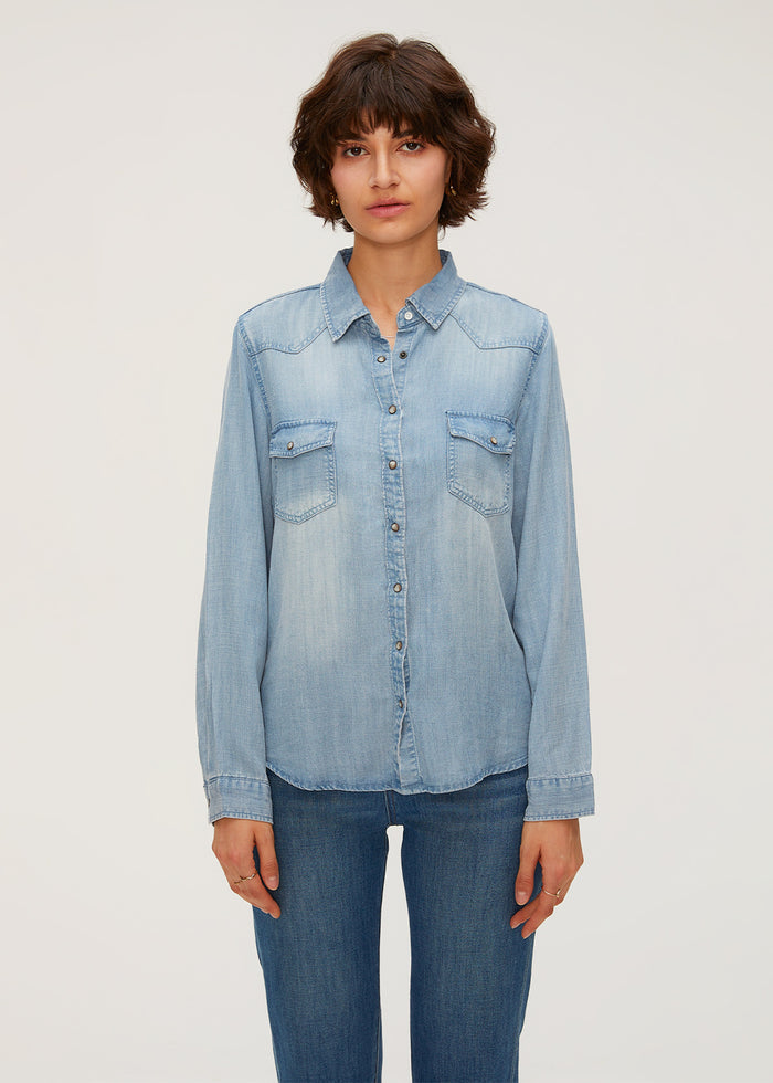 Women's Tencel Denim Blouse