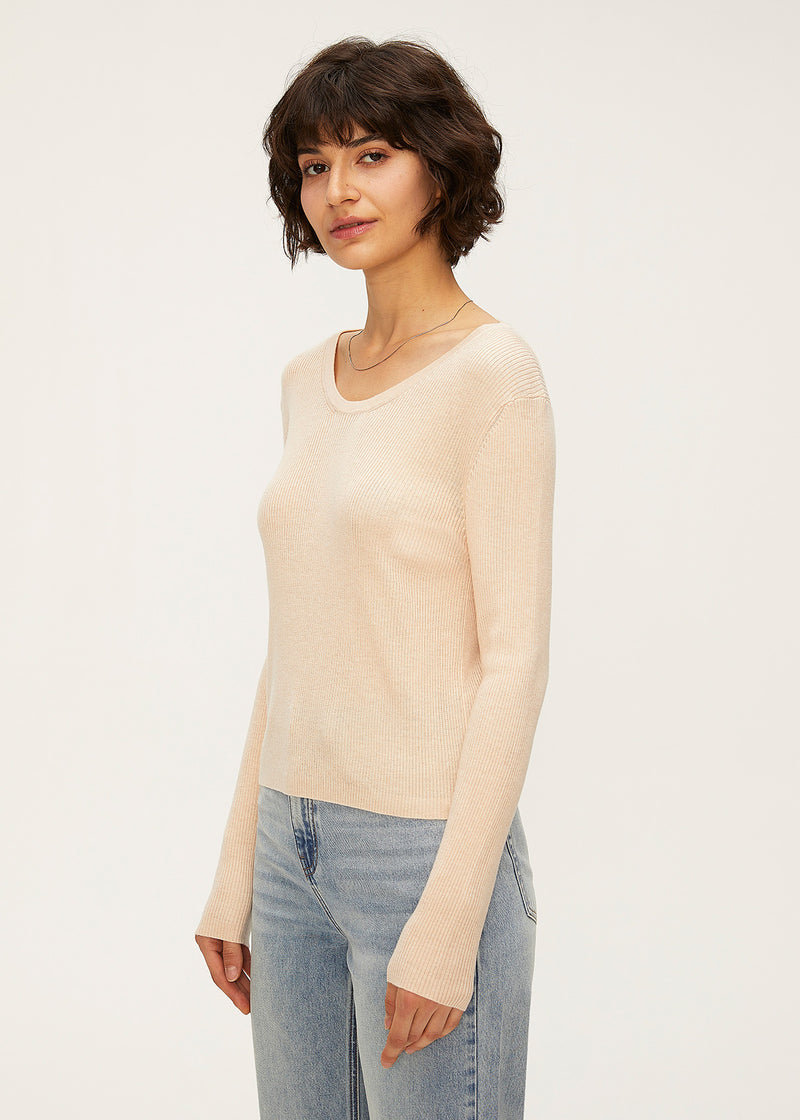 Women's U-Neck Wool Knitwear