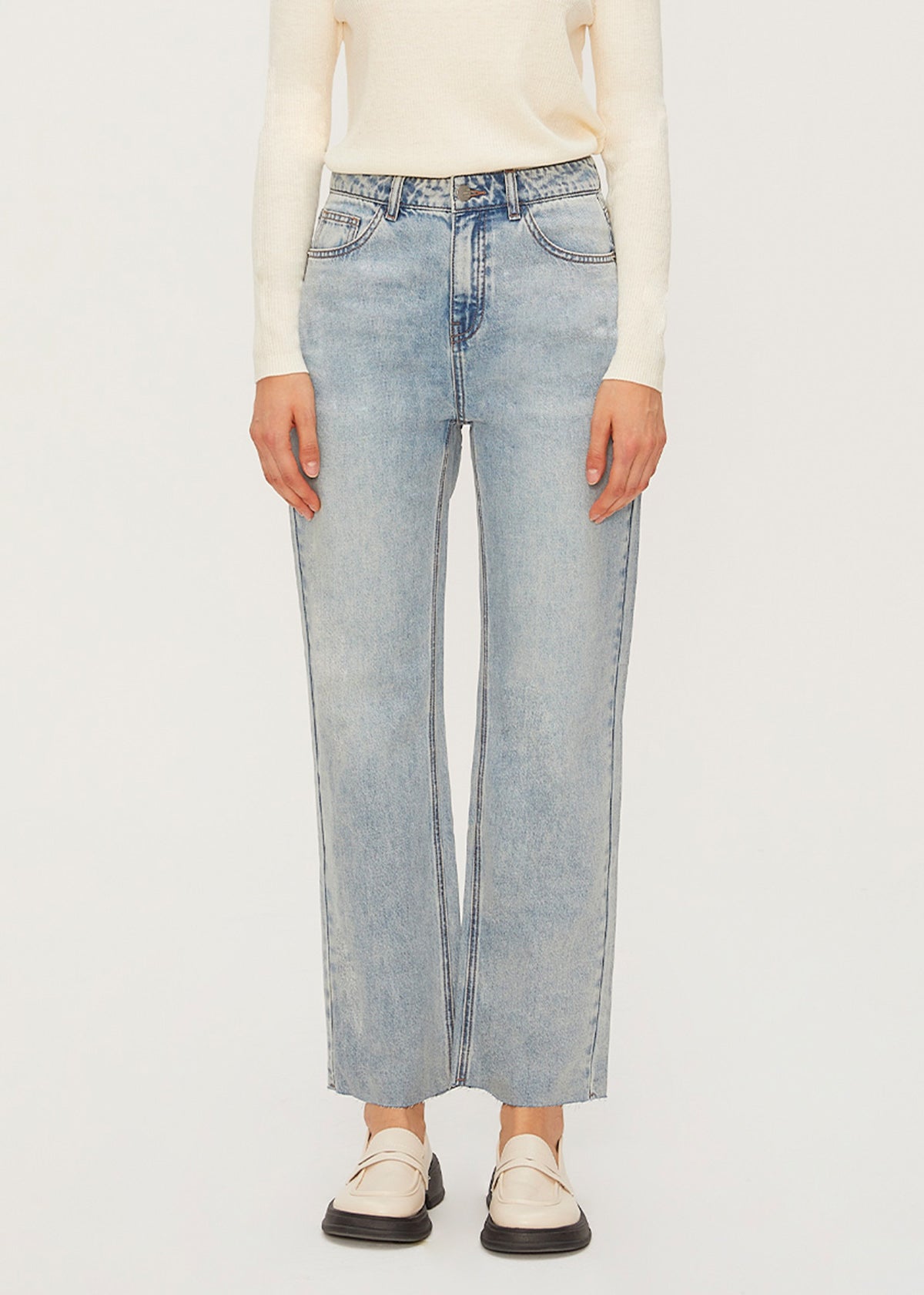 Women's Tencel Straight Jeans