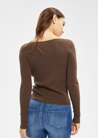 Women's Wool Blend Drawstring Knitwear